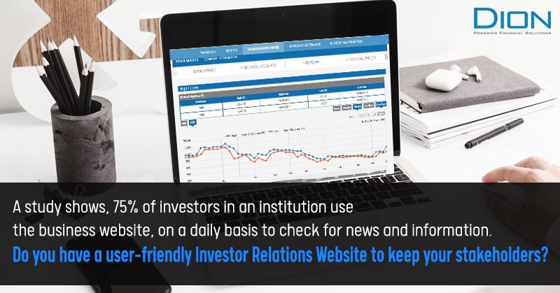 Dion_Global's tweet photo. Want to be more visible in the #Investors community & keep your #Shareholders happy?
We build and maintain #InvestorRelations #Websites for companies of all sizes: https://t.co/zZe8xSv12Y
#Annualreports #IPO #listedcompanies #InvestorRelationSolutions #IRSolutions #IRWebsite https://t.co/gfdGKCrybL