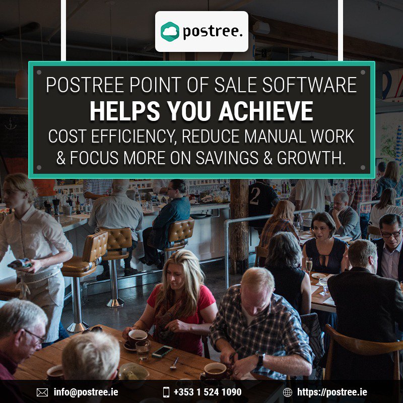 postree_pos's tweet photo. PosTree Point of Sale Software Helps You to Achieve Cost Efficiency, Reduce Manual Work &amp; Focus More on Savings &amp; Growth. Visit Website: https://t.co/qAdOXlKrEl #postree #pos #pointofsale #restaurant #ireland #POSSoftware https://t.co/uyJA91o3In
