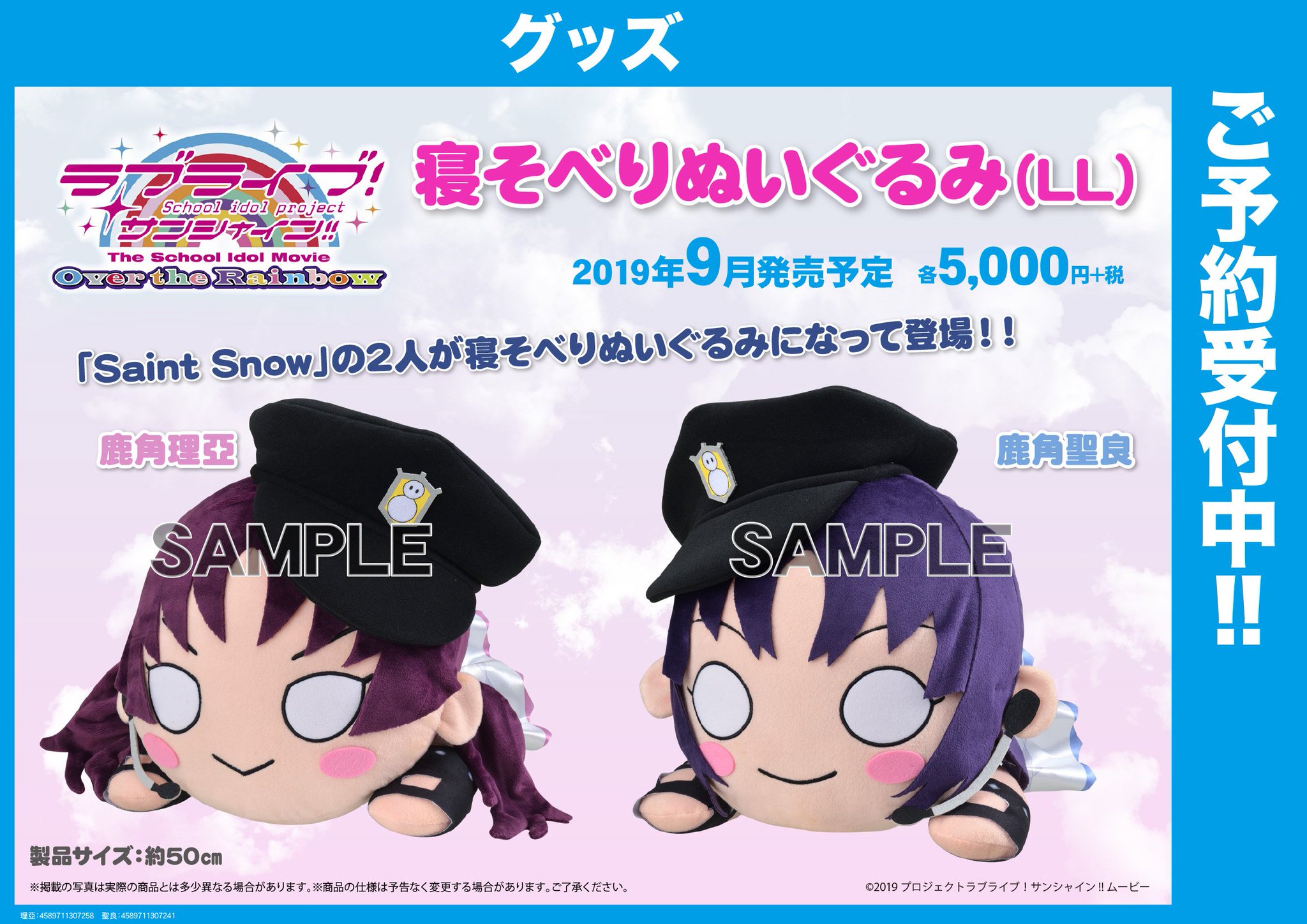 ラブライブ Aqours Saint Snow 寝そべりぬいぐるみ LL サイズ D8b7tmGU0AAIg1a.jpg:large