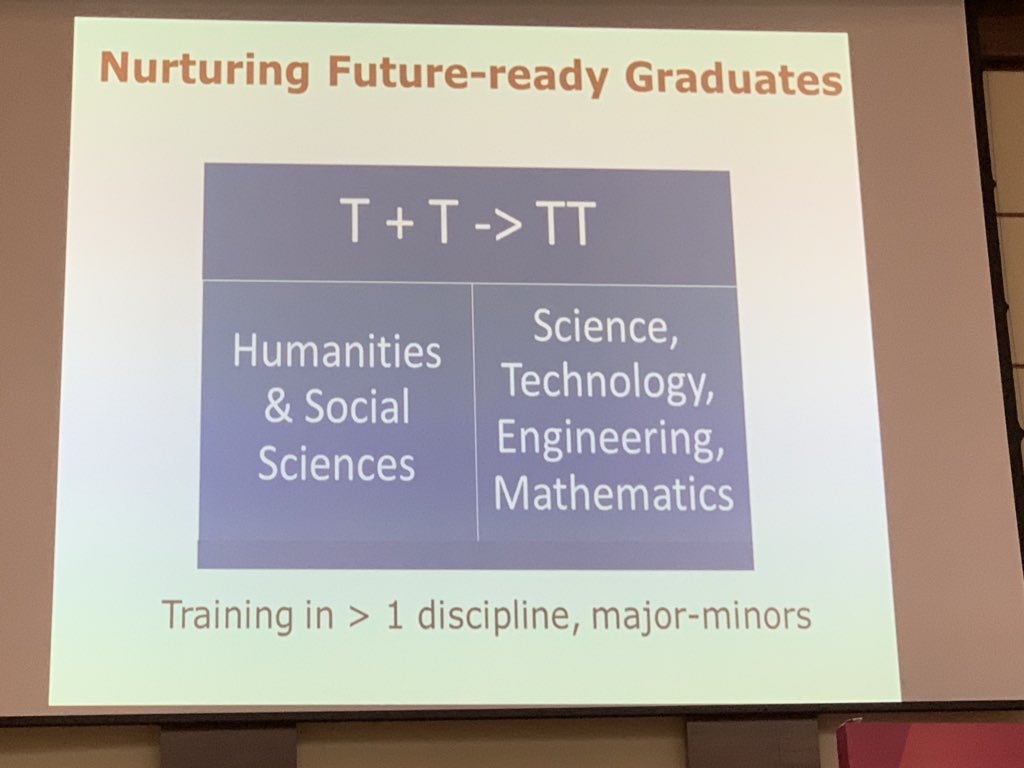 dcobbz's tweet photo. Singapore gets it. Why can’t North America understand the need for every student to understand BOTH tech and humanities. https://t.co/72fwUD9uED