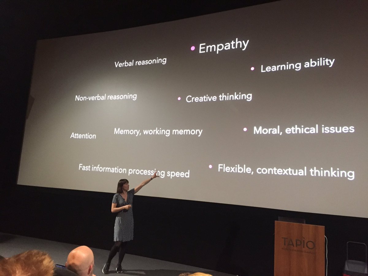 MariaVihtkari's tweet photo. @Valamis #DevDay just started with @katrisaarikivi presentation #Empathy #empathyatwork https://t.co/yKEJSq3DBk