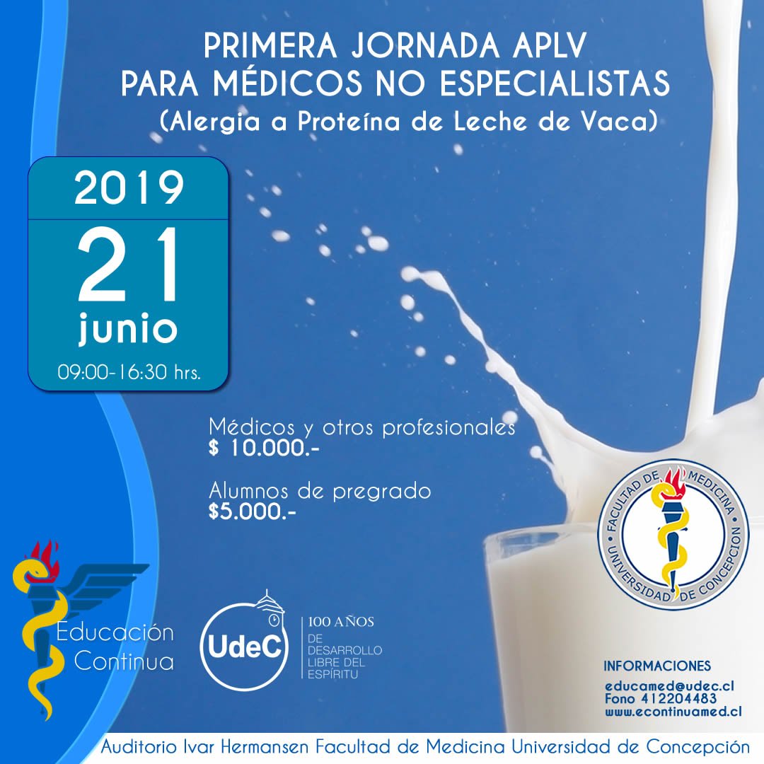 econtinuamed's tweet photo. Los invitamos a participar de la "𝗣𝗿𝗶𝗺𝗲𝗿𝗮 𝗝𝗼𝗿𝗻𝗮𝗱𝗮 𝗔𝗣𝗟𝗩" para médicos no especialistas, a realizarse el día 21 de junio de 2019 en el Facultad de Medicina, Universidad de Concepción.
Informaciones en: educamed@udec.cl | 41 2204483 | https://t.co/UaMP0lt0vb
#udec https://t.co/1BLjUcVzZH