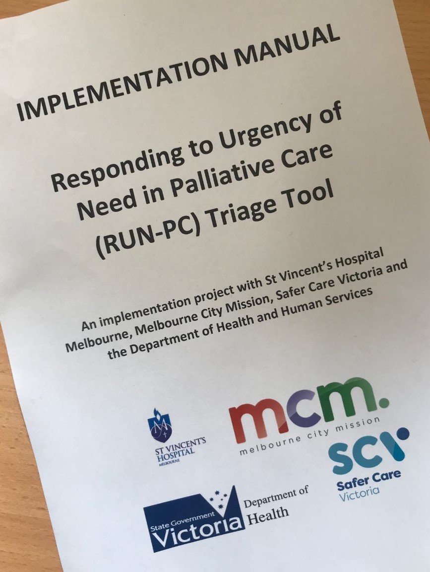 palmed_nexus's tweet photo. The @PalMedResearch RUN-PC Triage Tool is now up and running at the Sunshine Hospital inpatient #palliativecare unit and Mercy Community Palliative Care Service - exciting times! @MelbCityMission @SaferCareVic @VicGovDHHS #pallANZ #triage #RUNPC @western_health @MercyHealthAus https://t.co/2XkzDmNmXW