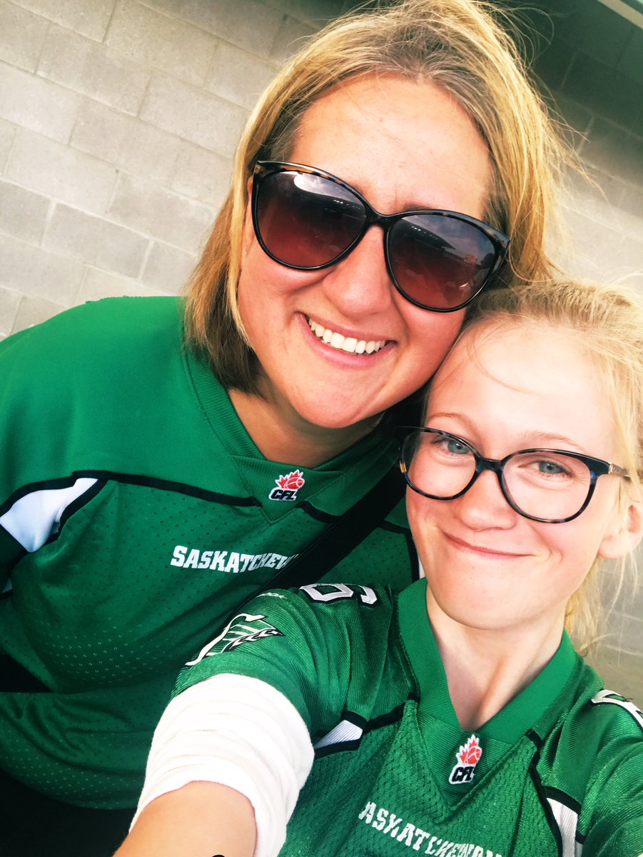 cricketspeers's tweet photo. With my daughter❤️ at the roughrider game #riderslive #riderspride https://t.co/wSSpFoPwZm