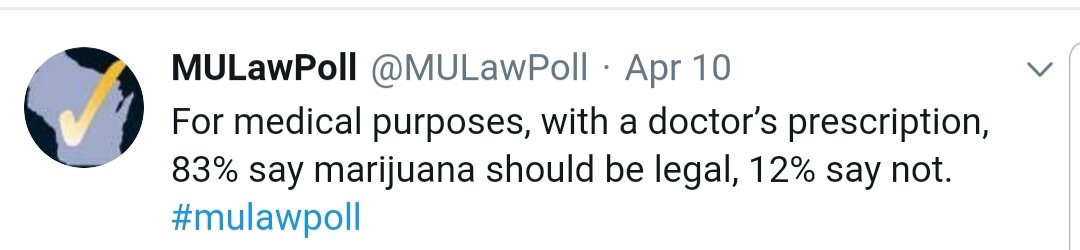 WisConsensus's tweet photo. @jimsteineke @rep89 Tavern League still have you all blocking legitimate patients from medical cannabis? #83percent #PatientsBeforeSpecialInterests #BrokenSystem @wisgop https://t.co/AFegjln4ab