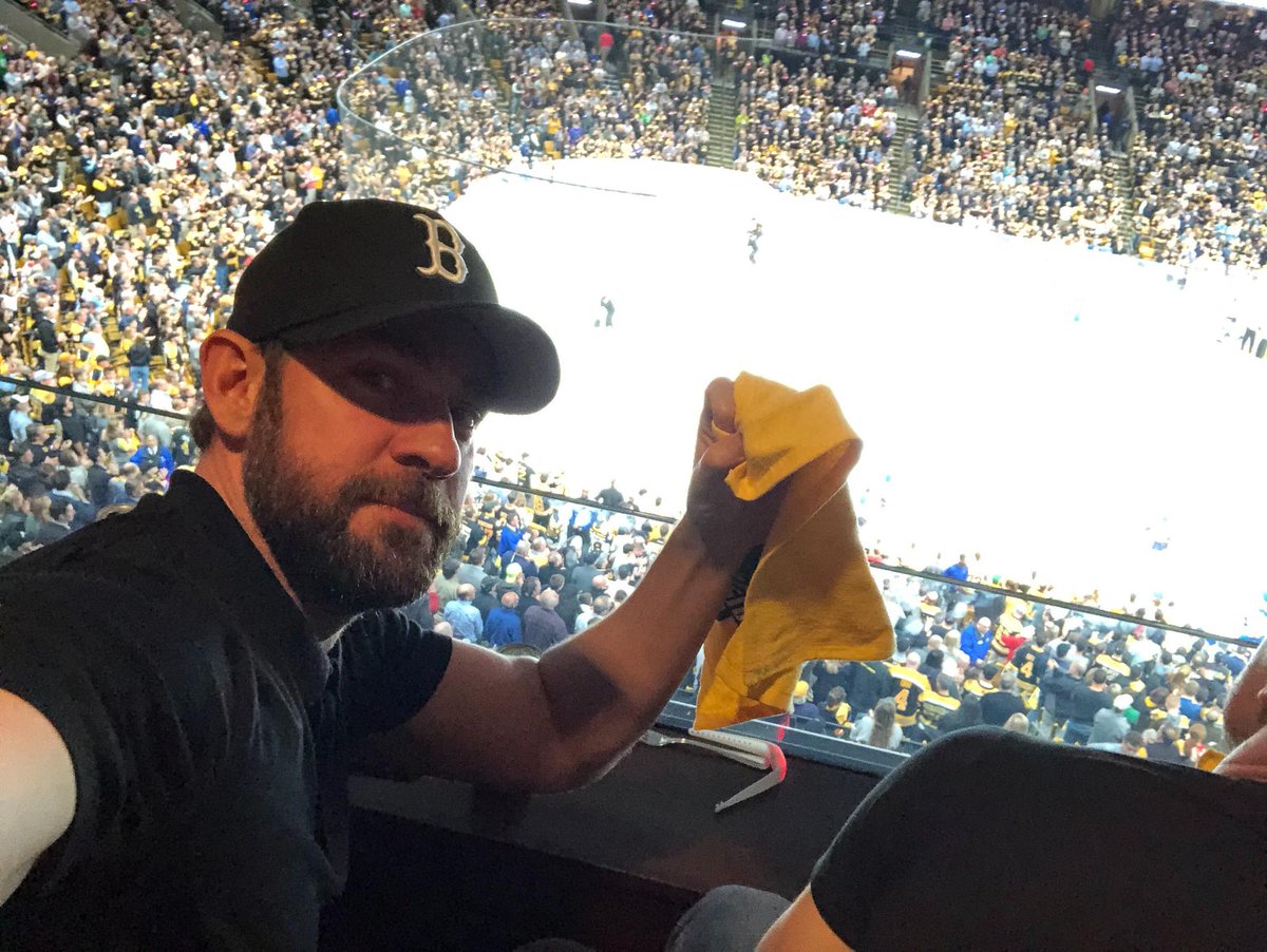 NHL's tweet image. So this is my life. Until I win the lottery. Or Pam finally switches to being a @NHLBruins fan.” - Jim Halpert - @johnkrasinski #StanleyCup