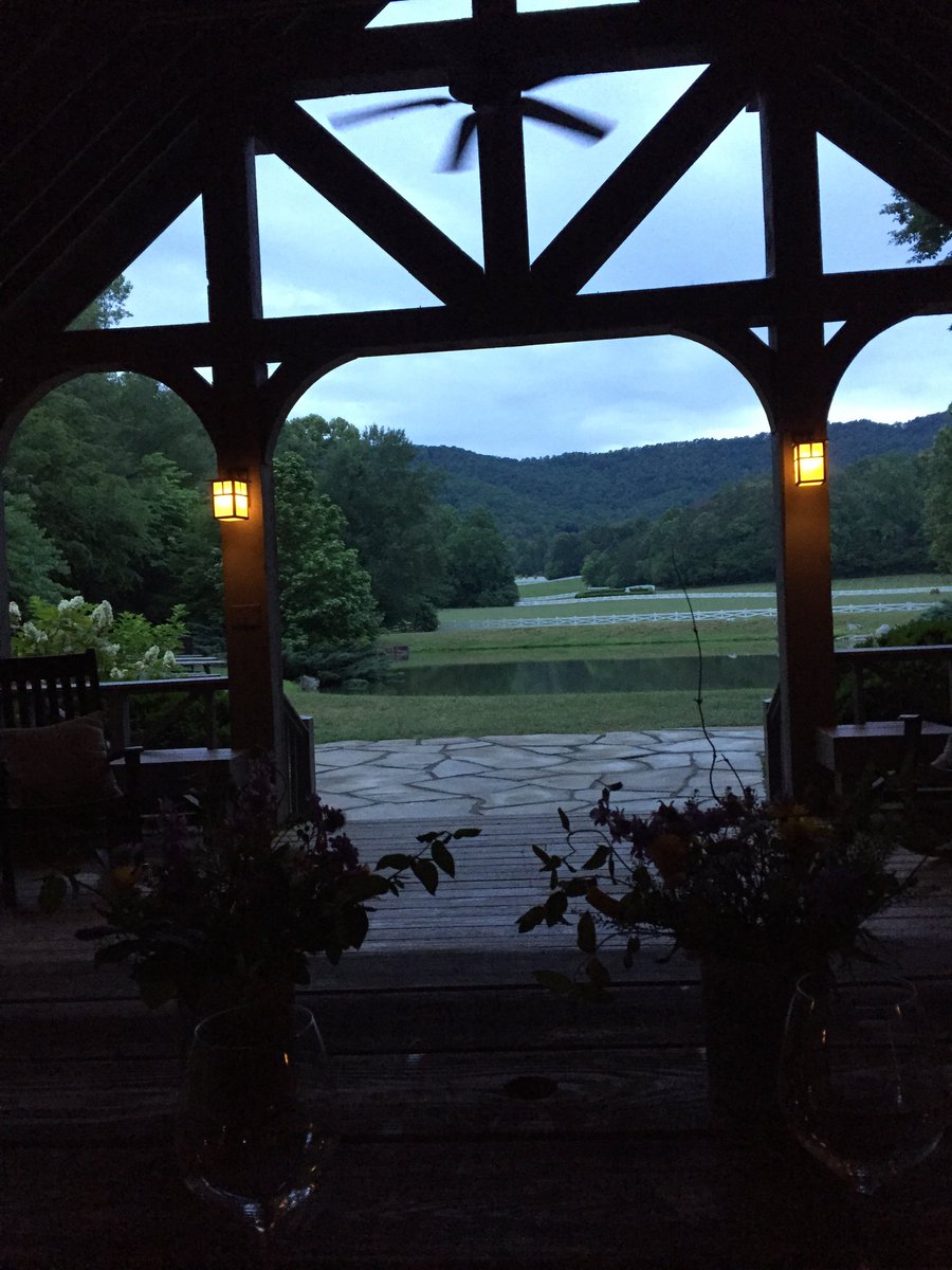 Celebrating 35 years with my wife, best friend and girl friend at ⁦<a href="/blackberryfarm/">Blackberry Farm</a>⁩. #trifecta