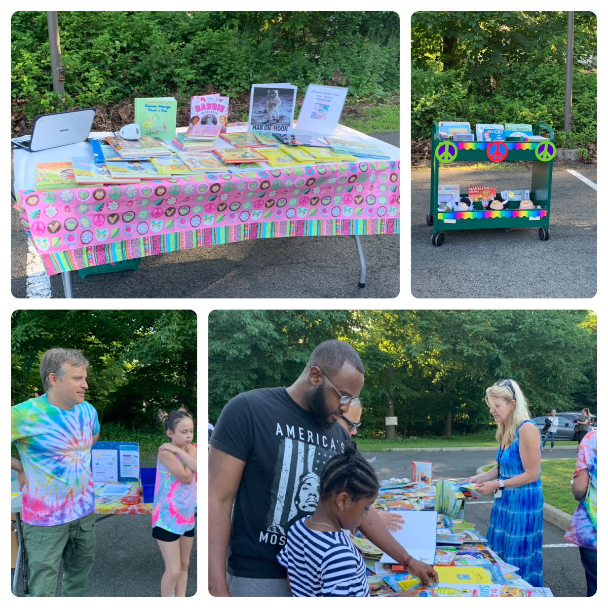 ViolaAchieves's tweet photo. 🎉🐾☮️Books from the 60s to Today’s Favorites! Math Challenges, New Books to Start your Summer Reading &amp; Creating your own Book Marks-all part of tonight’s family fun “BookStock BookSwap”!!!☮️📚 https://t.co/QUlyOvZ278