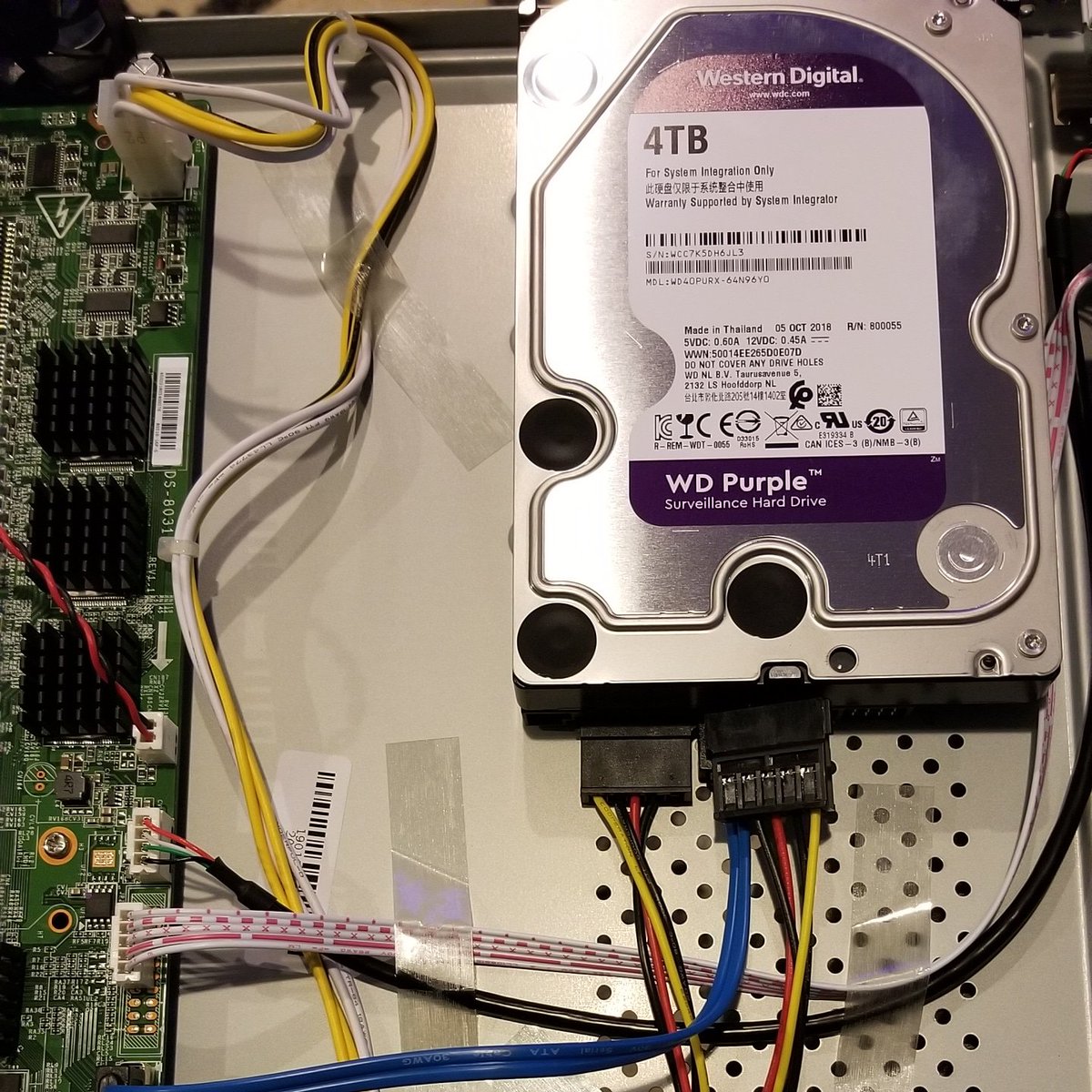 Hard drives matter.  They are not created equal. #surveillance #ipcameras #hikvision_cctv #hikvision #cctv #Security #harddrive #securitycamera #westerndigital #qualitycomponents