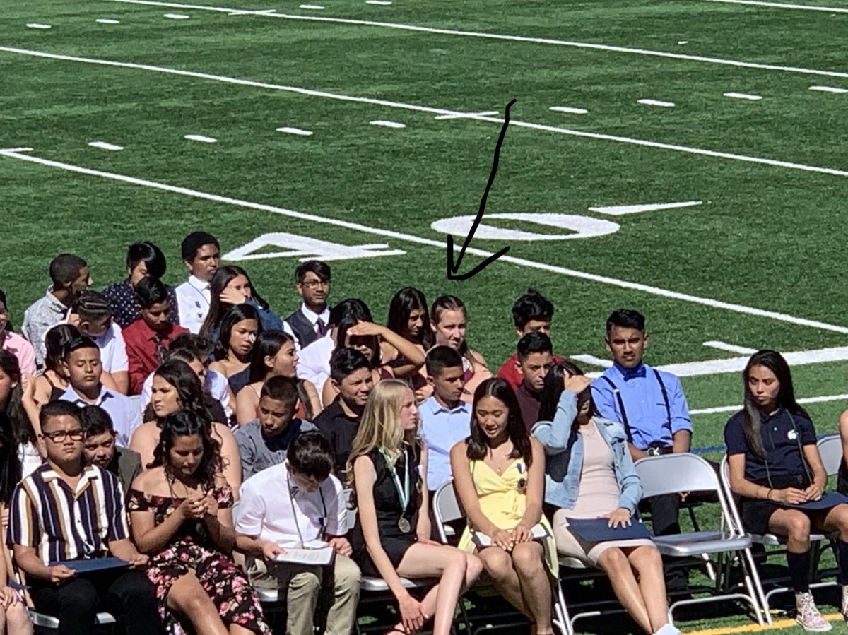 LHS46Jackson's tweet photo. Promoted my daughter to high school today! https://t.co/4YlK5ITHmF