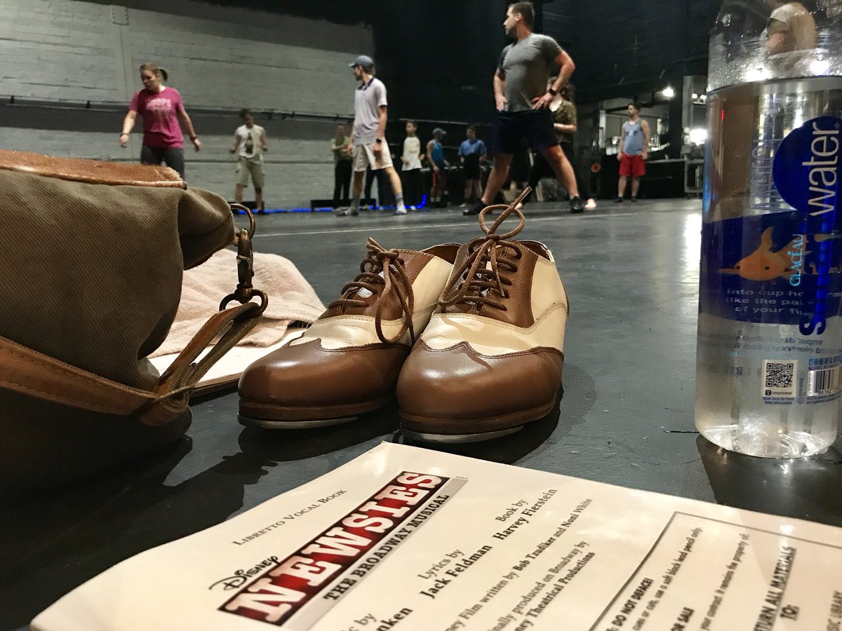 PittCommTheatre's tweet photo. ✅ Tap shoes
✅ Hydration
✅ Hit Broadway script
✅ Talented performers from across the Four States
✅ Choreography and direction by the one and only Kaye Lewis

It’s game on for our summer show! #PCTNewsies19 

@PittsburgKS @downtownpittks @PHSPerforms  @VisitCrawford https://t.co/6plUFjS8Tw