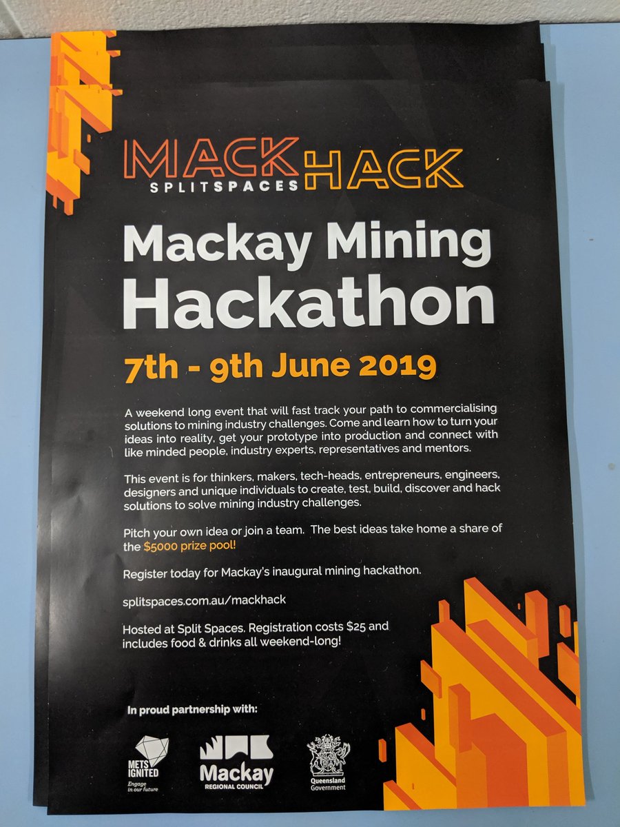 pjlaurie's tweet image. Can you feel it?!
#MackHack2019 #MackHack
@SplitSpaces