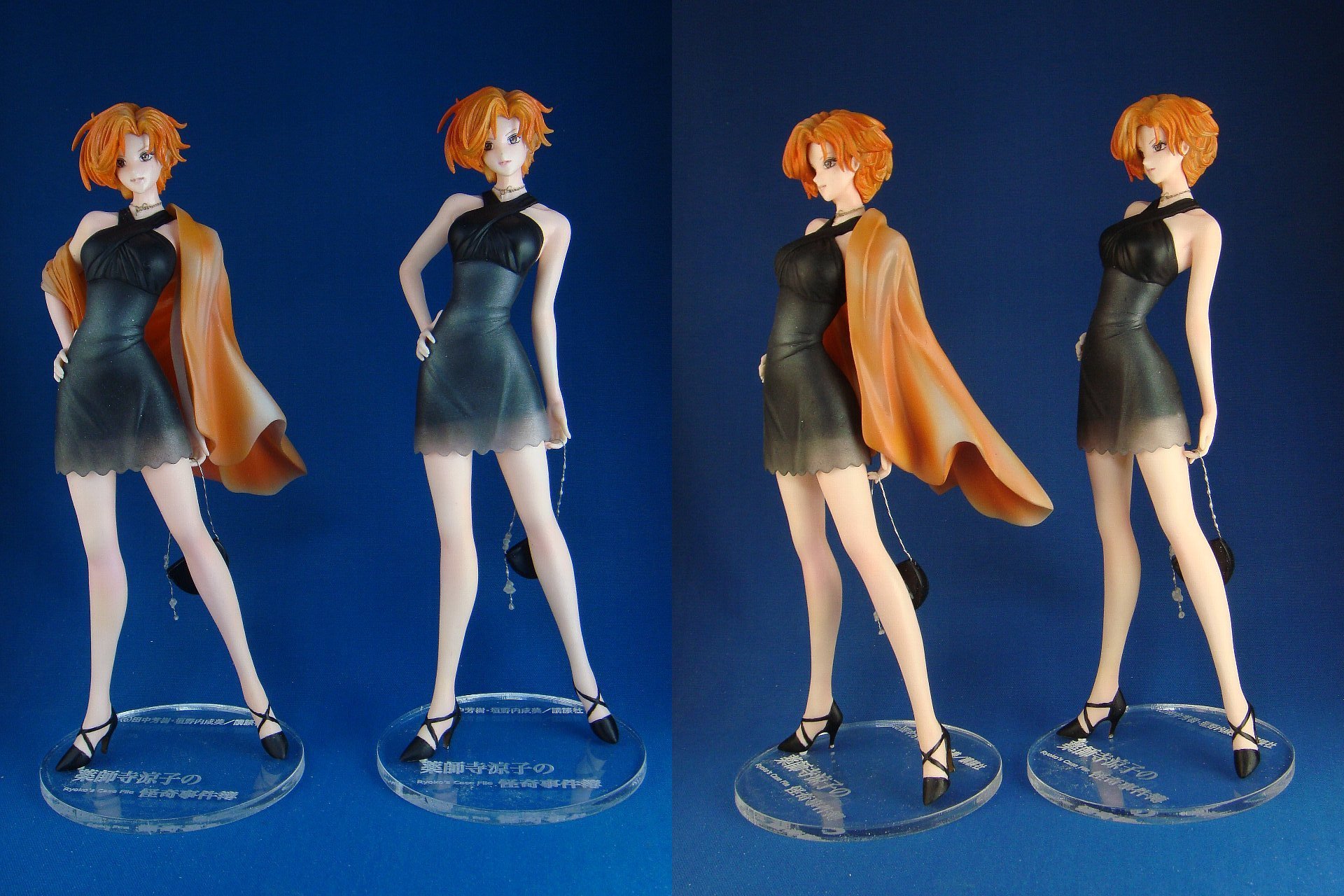 Abeshi トレフェスオンライン6参加 1 8薬師寺涼子のワンフェス19夏での再販の承諾いただきました 垣野内成美さんのイラストを見ると ワンピースは 胸から下は黒い布とレースの生地の２重構造になっていますので ワンピースの下の部分は透明レジンの別