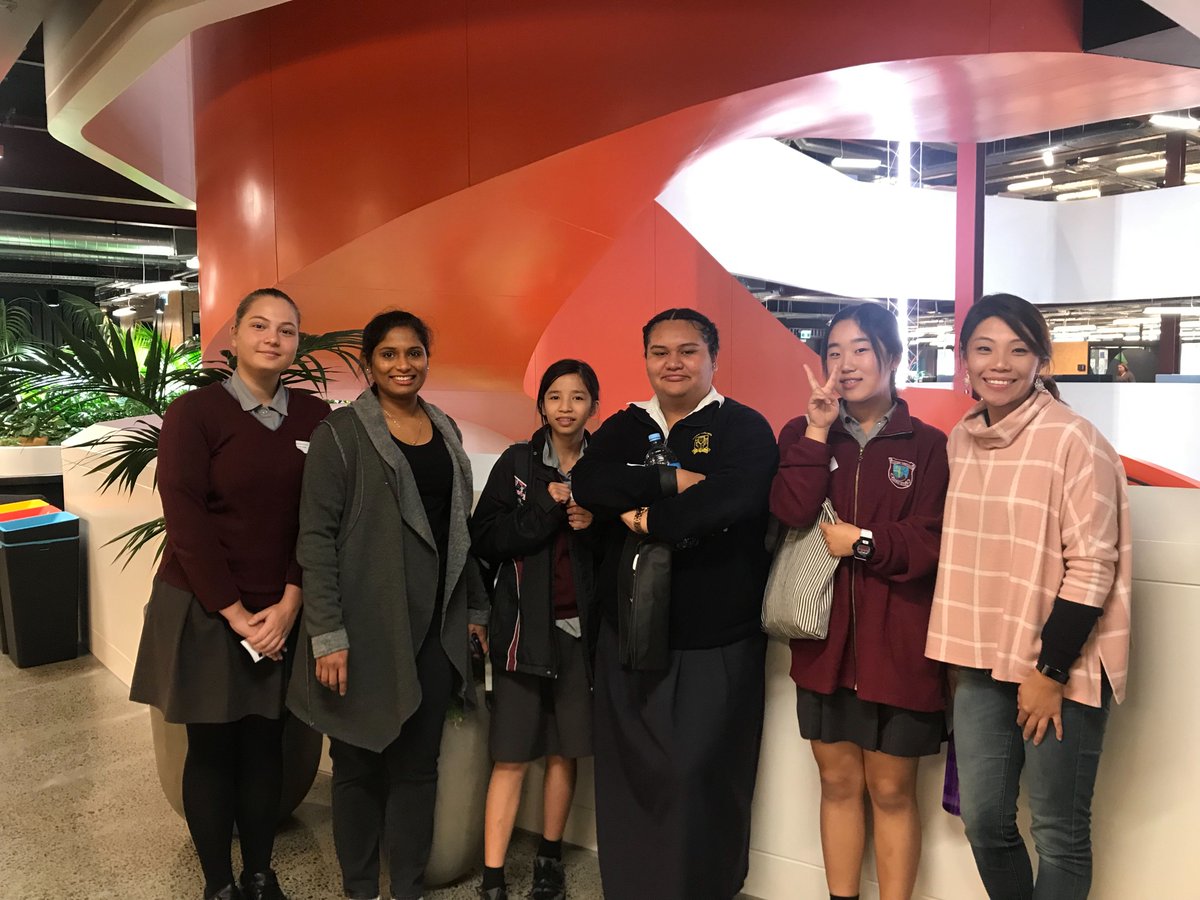 UneeQAI's tweet photo. Great to host some seriously bright girls from Carmel and Marist Colleges today as part of their #shadowtech19 career dayββwith FaceMe's @hi_kimbers, Christy, Sonia, @Jody_Boshoff , @Raquel_vdh and Kartika sharing their personal tech career journeys. Thanks @TechWomenNZ π©βπ»π©βππ©βπ¬ https://t.co/wtiLiOT6Hv