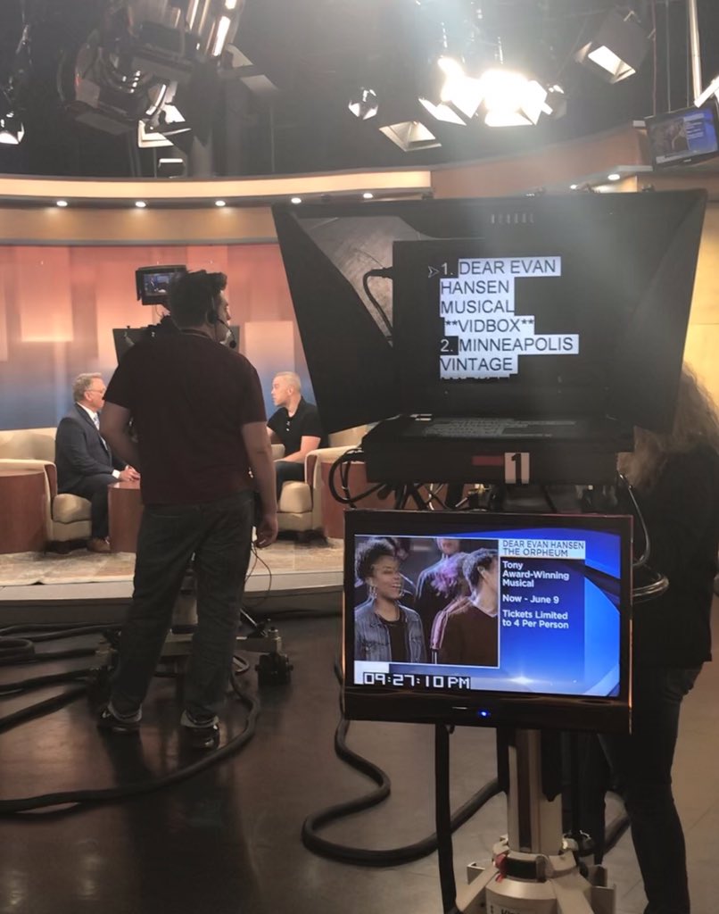 LBrownKSTP's tweet image. Hey @bradleytraynor Hey! Thanks for joining us from @mytalk1071 tonight on 45-TV to talk #evanhansen at @hennepintheatre :: The @STPbeerfest :: @mplsvintagemkt ALL this weekend!