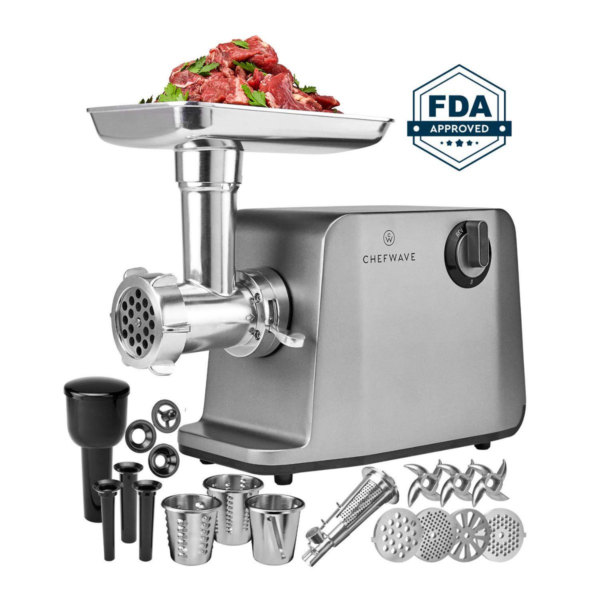 buy1_best's tweet image. 👉 $149.95 👈
ChefWave Electric Meat Grinder  FDA Approved  Stainless Steel Heavy Duty W @buy1_best loves you 💋💋
#ChefWave #Electric #Meat #Grinder  #FDA #Approved  #Stainless #fashion #lifestyle #homedecor 
bestbuy.a777web.com/bestbuy.php?q=…