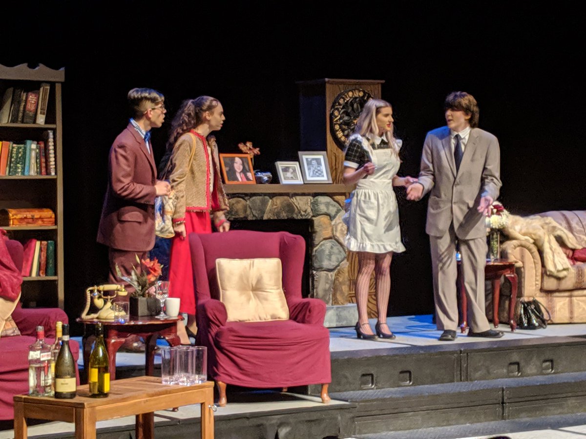 MarazziPatrizia's tweet photo. Gr. 12 R.A.P. Drama presents... Cafe Chaos. A chaotic murder mystery.  What a thrilling performance!  @StElizabeth2013   @StElizabethRAP https://t.co/tBJlkALAob