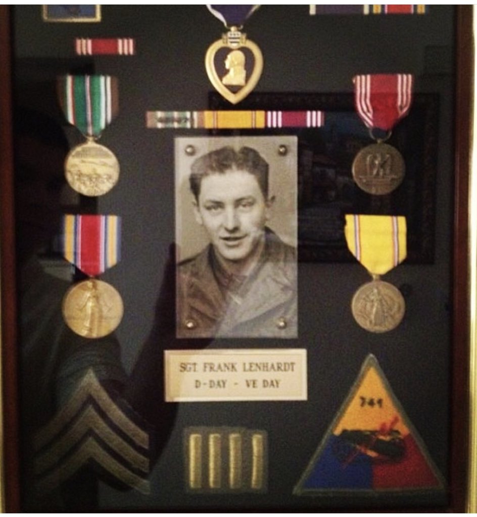 jimdipisa's tweet photo. @mslade21 @JennBardsley My grandfather, Sgt Frank Lenhardt, drove a tank in the 741st. He was one of the lucky few from Omaha Beach, through the rest of the war. Greatest Generation https://t.co/5TfG8ELRj2