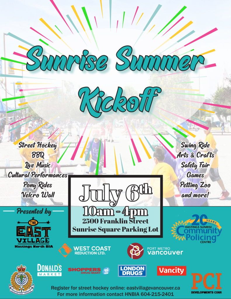 eastvillagevan's tweet photo. Sign up your kids for Street Hockey! This year’s Sunrise Summer Kickoff is happening on July 6th. Details: https://t.co/ApSdIToj5W #SSK19 https://t.co/GRgRyYE826