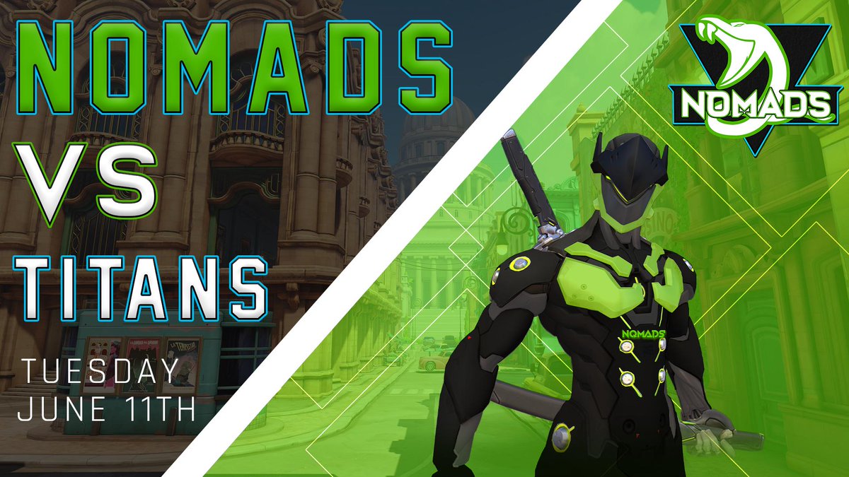 NomadsOverwatch's tweet photo. Get ready cause our first @zonkesports OCC match against the Vite Ramen Titans is this Tuesday! (Jun.11) Join our discord for updates during the match! https://t.co/CHjrmjMlSO

#gaming #Overwatch #Tournament #eSports #esport https://t.co/0noQOSnumd