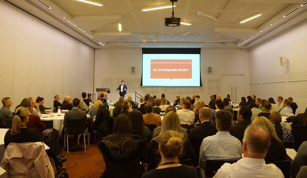 AcademyVIC's tweet photo. Human rights, equality and social inclusion, today’s big themes explored by Dr
Tim Soutphommasane @timsout and how leaders at @DETVic's Education State School Leadership Conference #ESSLC can engage and educate students in citizenship and social democracy #ESSLC19 https://t.co/QEbZxpnVe5