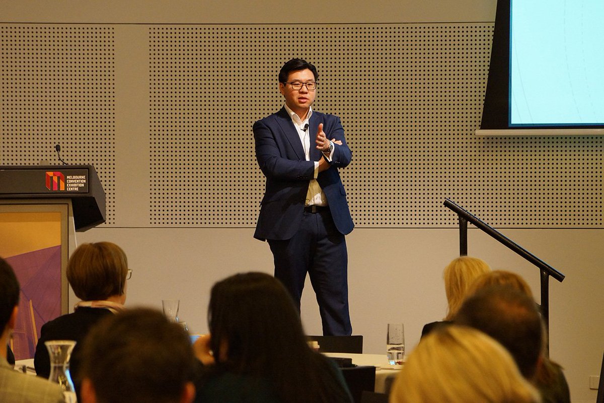 AcademyVIC's tweet photo. Human rights, equality and social inclusion, today’s big themes explored by Dr
Tim Soutphommasane @timsout and how leaders at @DETVic's Education State School Leadership Conference #ESSLC can engage and educate students in citizenship and social democracy #ESSLC19 https://t.co/QEbZxpnVe5