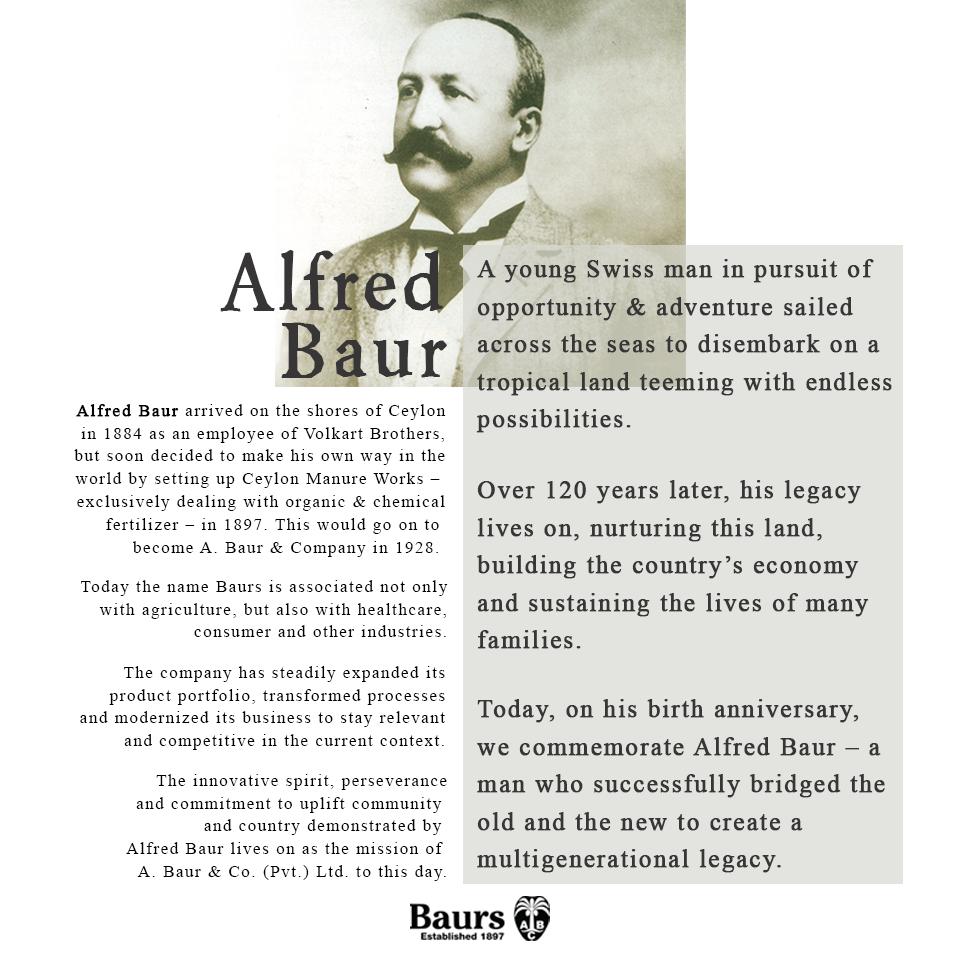 A_Baur_Co's tweet photo. His legacy lives on...
#Baur #Hislegacyliveson #AlfredBaur https://t.co/ttQJwFWwxp