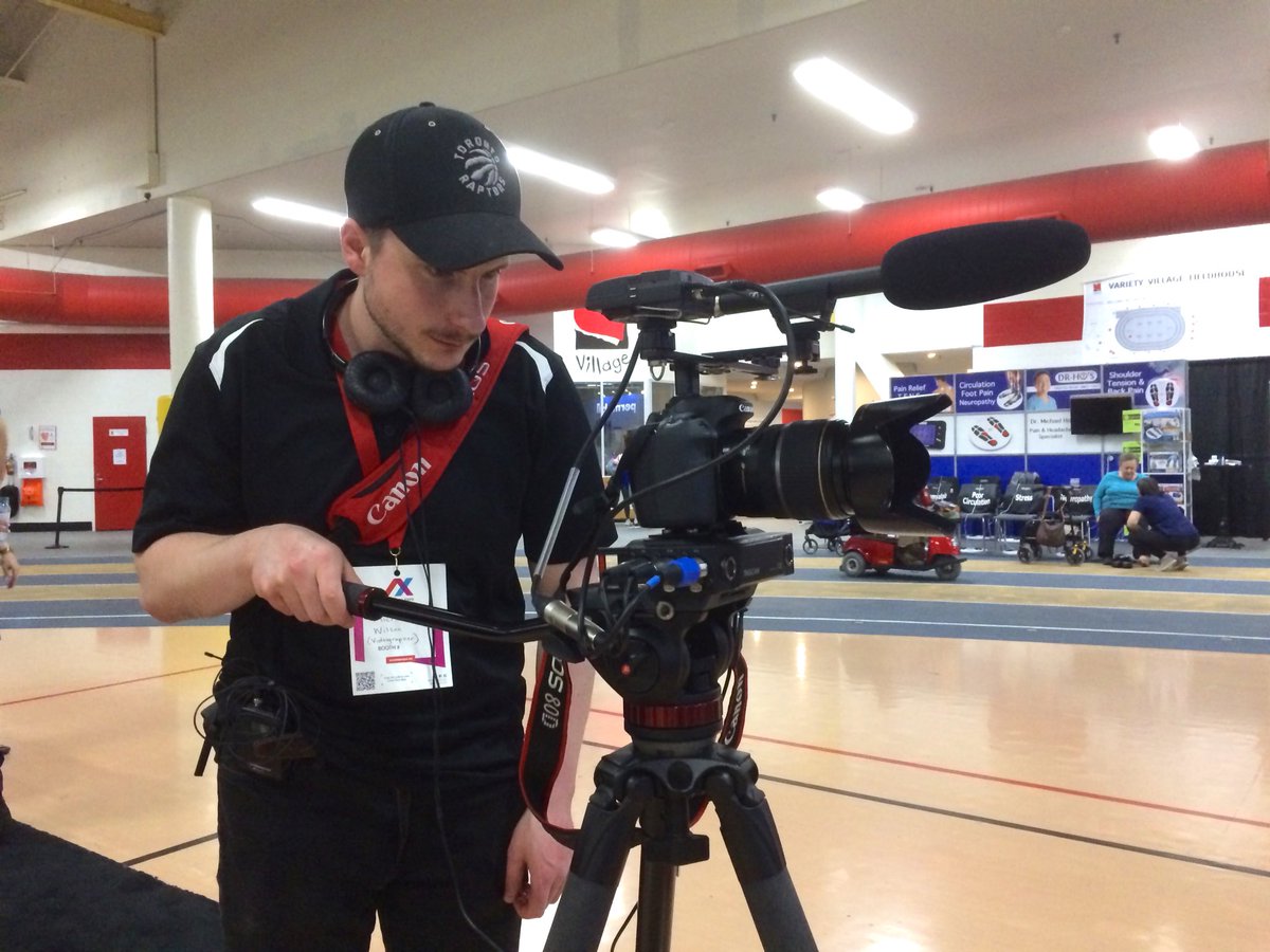MWilsonMedia's tweet photo. Day 1 of 2 of @TheAccessExpo at @Variety_Ontario. I’m the official #videographer on both days. Day 1 was great and Day 2 is sure to be better.
#AccessExpo #VarietyOntario #EveryBodyWelcome #AllAbilityFacility #Freelance #FreelanceVideographer #Videography https://t.co/Qp7XDCaqn2