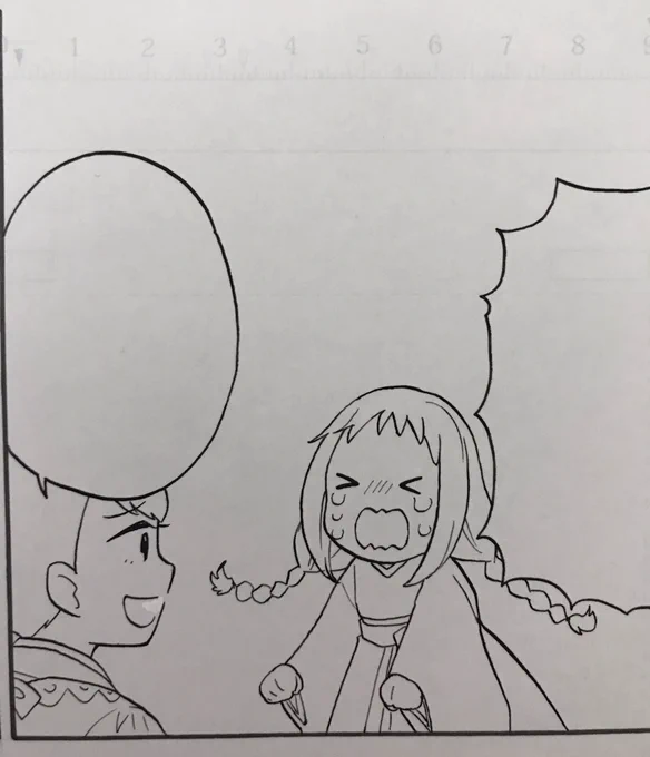 やまんば飯12話後半、先読みは13話後半更新されました!画像は12話後半お気に入りの泣きべそムカエとサービスカットです。それから14話でやまんば飯は終了となります。最後までお付き合いいただけますと幸いです!よろしくお願い致します〜!https://t.co/eC7VogZGdJ 