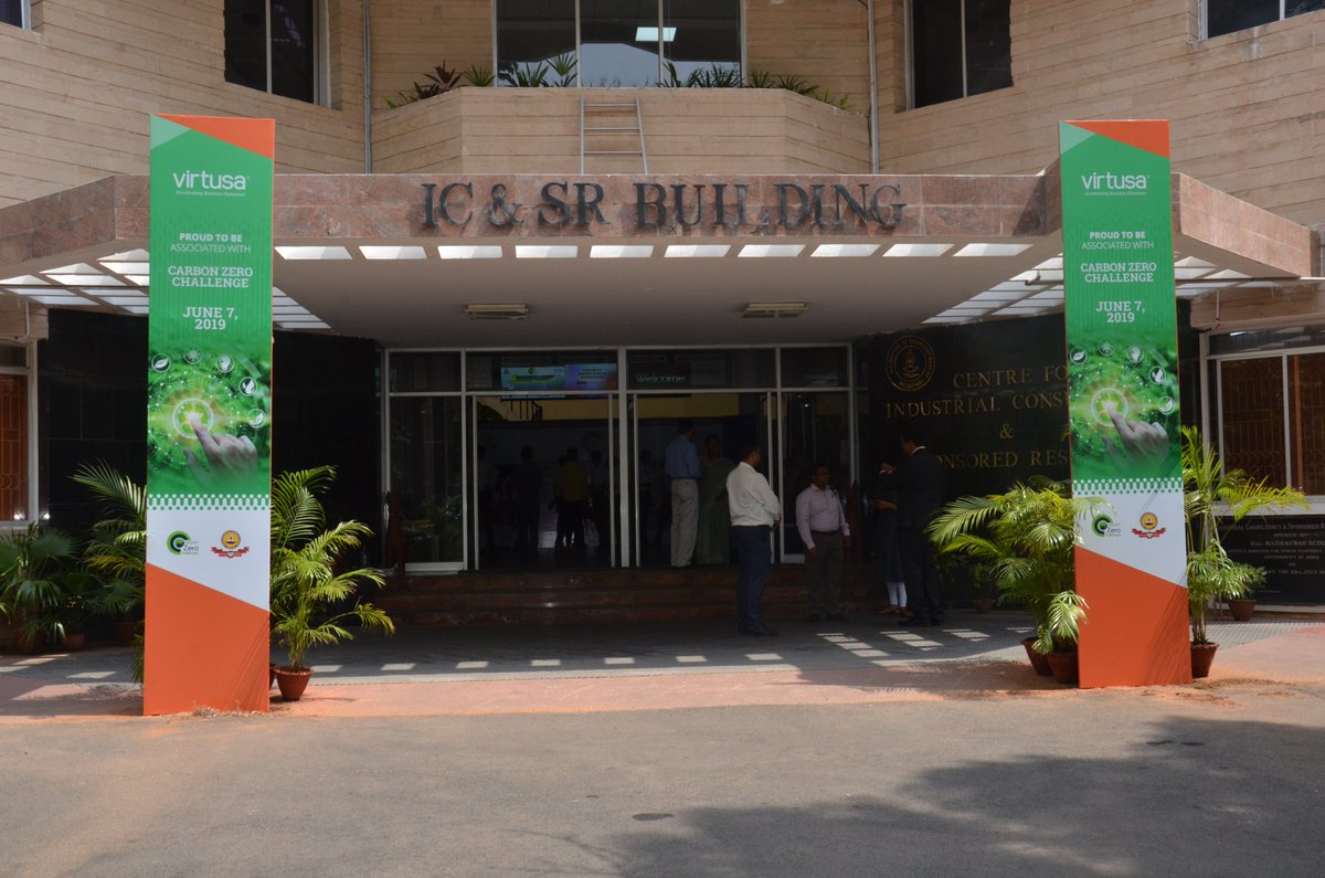 iitmadras's tweet photo. All set for the #GrandFinaleExhibition and #AwardCeremony of @iitmadras  @VirtusaCorp  Carbon Zero Challenge 2019!
#carbonzerochallenge #iitmadras #virtusa #makeinindia
#virtusacorp  #cleantechforum #Breakthrough #CZeroC2019 #YouNoodle
#CZeroC2019 #CZeroC #greenenergyplanet https://t.co/6jwTBAY4fH