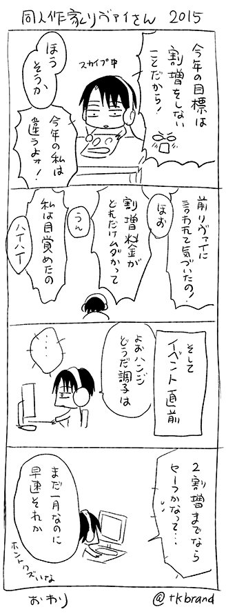 【再掲】同人作家リヴァイさん③ 