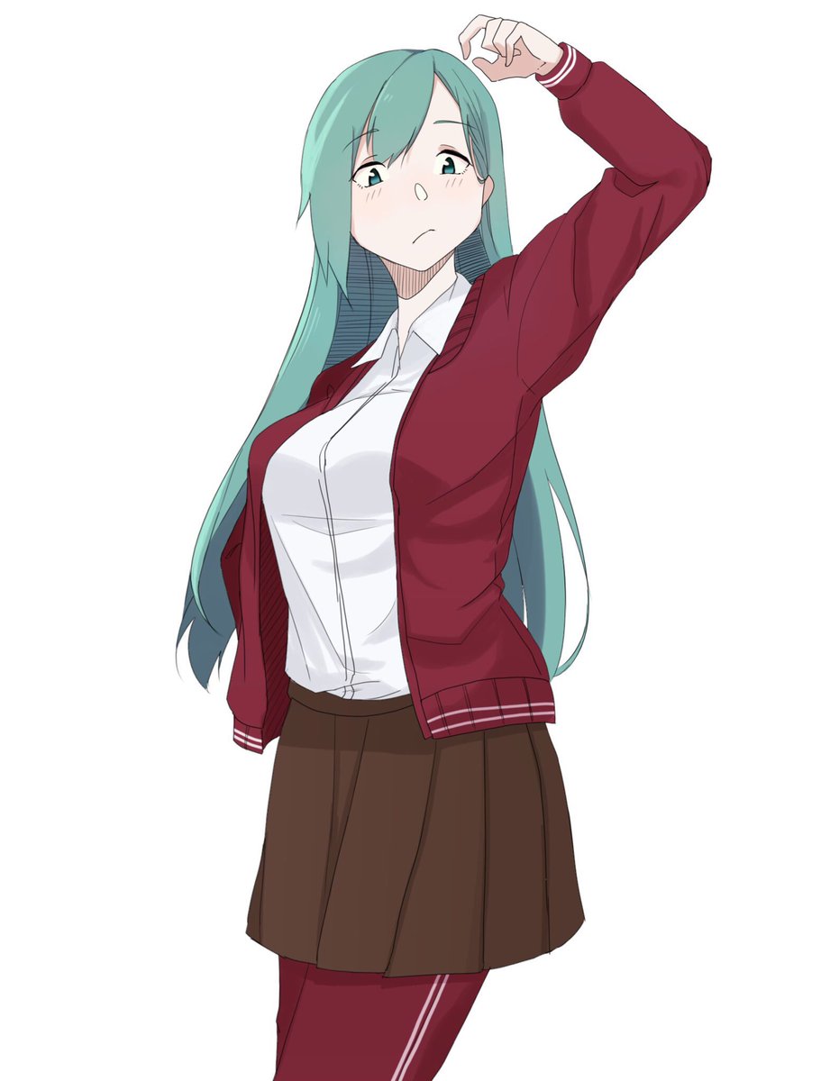 熊野(艦隊これくしょん) 「#画力変化ビフォーアフター←2014  2019→昔の方が色々やってみようという」|えせるのイラスト
