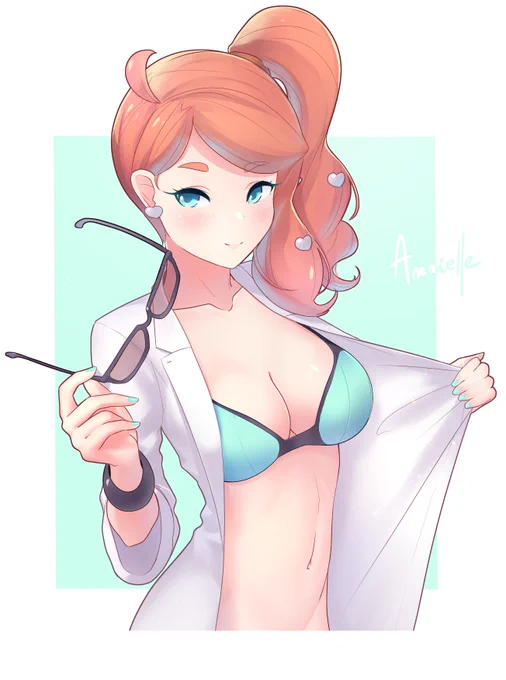 Sonia from #PokemonSwordShield o/ (now back to commissions ;o;) 