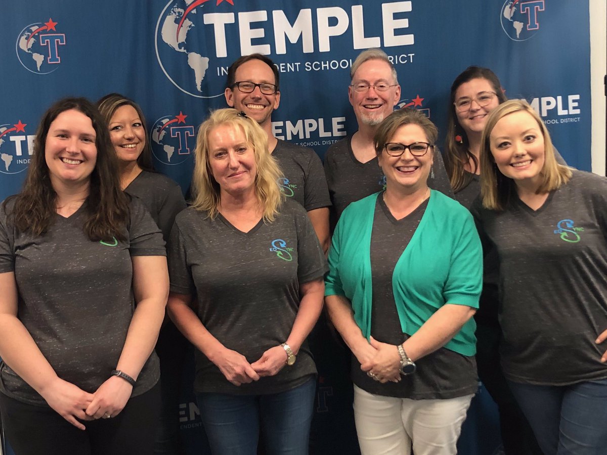 lovesgoogle's tweet photo. I'm counting #EdSyncTISD as a win! 🏆In @TempleISD, we are so lucky🍀to have opportunities for instructional techs and instructional coaches to collaborate! Thanks, @RenotaRogers for these chances!#StrongerTogether #ATeam #Impact @DigitalTISD @itsjackiwright @ITS_ThomasN https://t.co/RmyyIFpB7Y