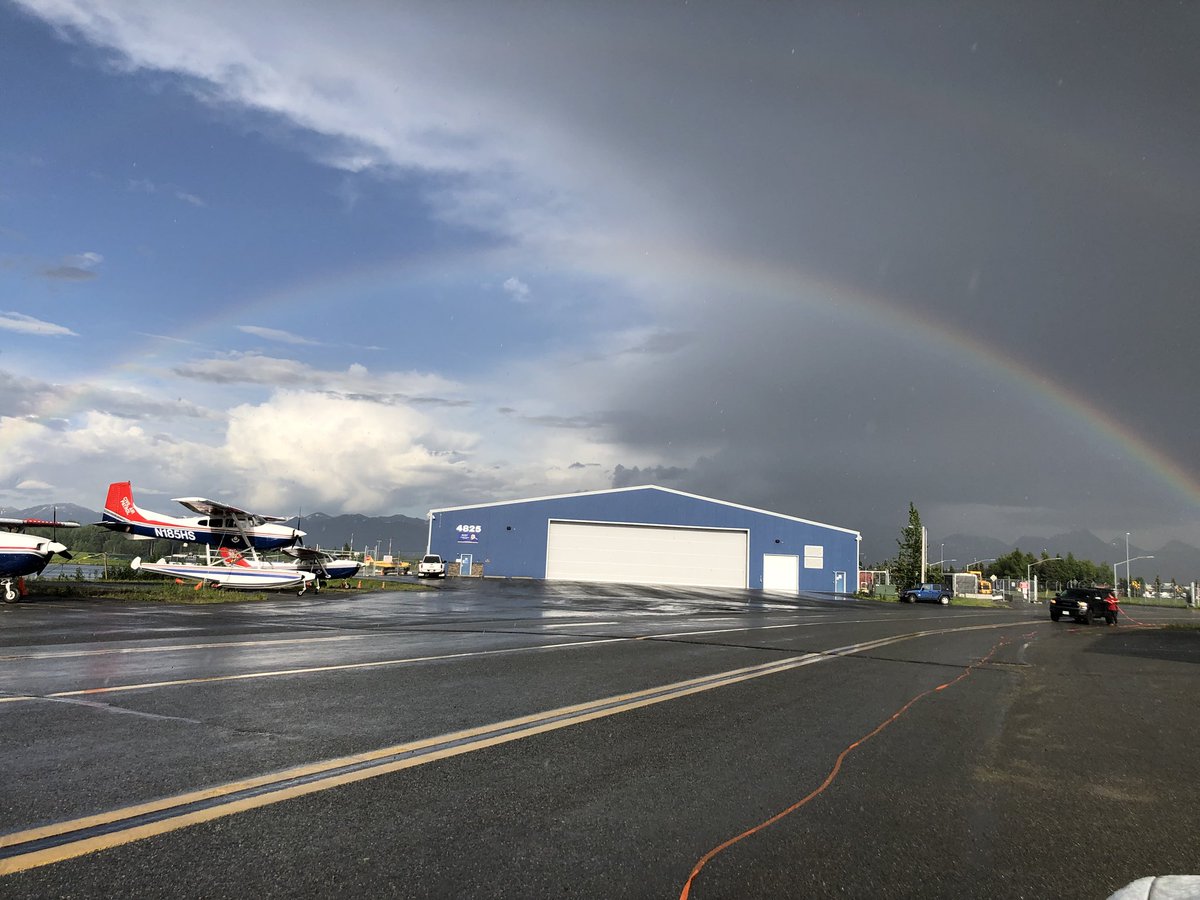 SheronKPatrick's tweet photo. The best part of a rainstorm is what comes after!! 🌈 #Shermo #LiveYourLifeInColor #Alaska #Rainbow https://t.co/2CjSj9jQW6