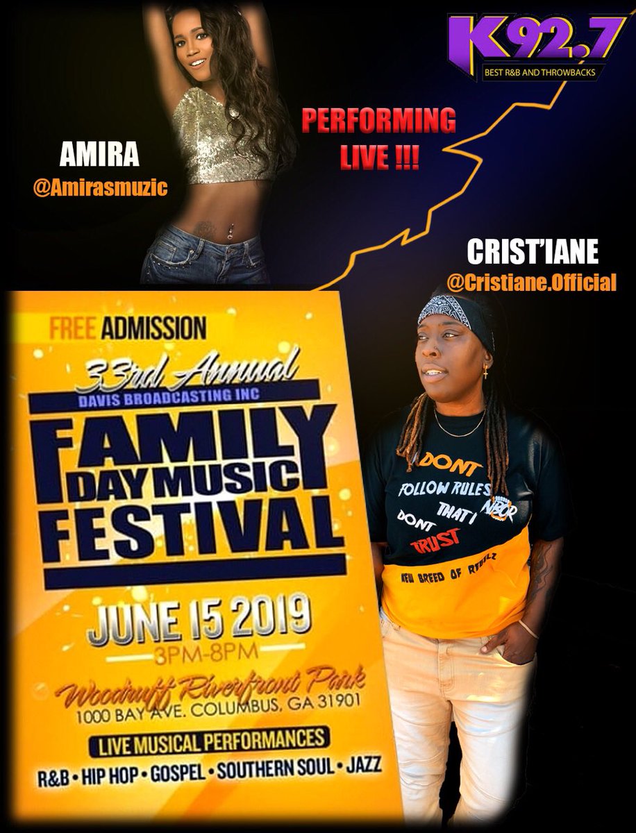 muzicinme's tweet photo. PERFORMING NEWS 🚨! #AmirasArmy #NBOR #NIGHTCRAWLERS support!@AmirasMuzic and @FckCristiane at the Family Day Music Festival READ FLYER FOR DETAILS! CHECK IT @OnTheMove97 @skeembeatzradio @EMIMusicGlobal @scooterbraun @bmi @missmulatto247 @jermainedupri ALL of #Georgia come out!! https://t.co/dOk2jJ4UI1