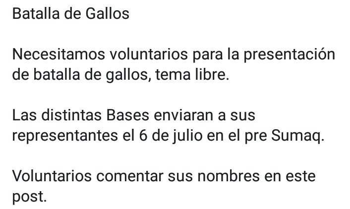 JackelineLRuiz's tweet photo. Está bien de moda la improvisación 😎
Vamos #Base14 ❤️
#BatallaDeLosGallos https://t.co/uBqFffd53c