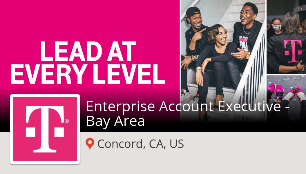 jbooste's tweet photo. Enterprise #Account #Executive - Bay Area (#job) wanted in #Concord. #TMobileCareers https://t.co/Nln5x1C4jO #BeMagenta https://t.co/5GEQGvuVOT