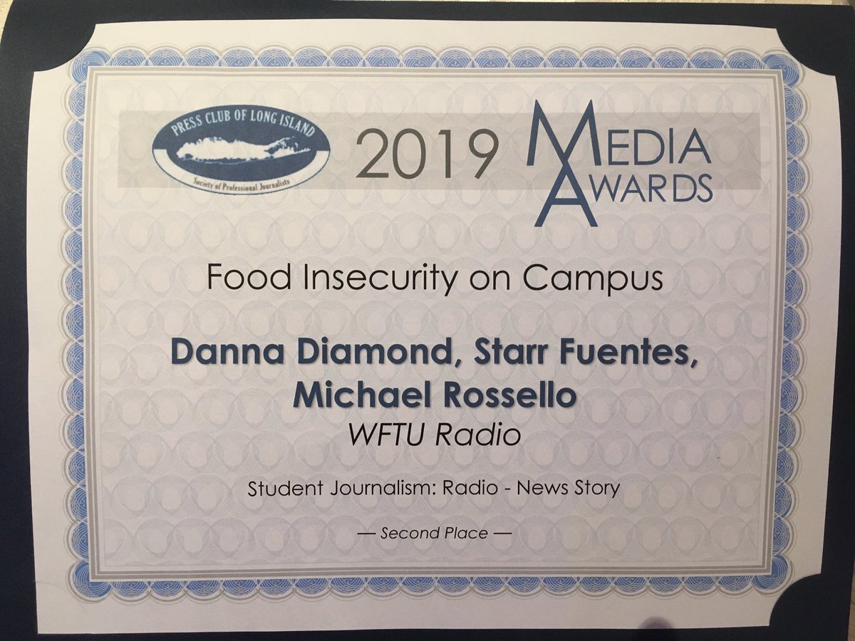 StarrFuentesTv's tweet photo. I did not only take home two awards but I had the pleasure of meeting @CarolSilvaNews who was honored at tonight’s Press Club of Long Island Media Award Ceremony! Big thank you @hhaerrwork for always supporting us and guiding us! You are the BEST professor!✨ https://t.co/BfKpiBKczK