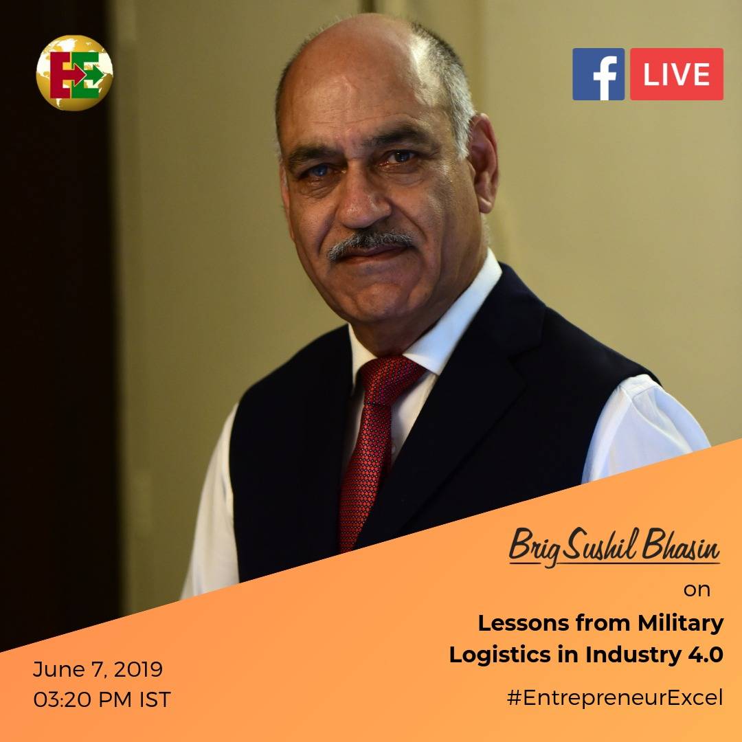 SushilBhasin's tweet image. Speaking with Namrata Thakker on Lessons from Military Logistics in Industry 4.0. Tune in on #EntrepreneurExcel Page today at 3.20 PM.
#TransformanceForums
.
#speaker #speech #militaryleadership #army #sushilbasin #trainer #author #bsb #successful #founder #investtime