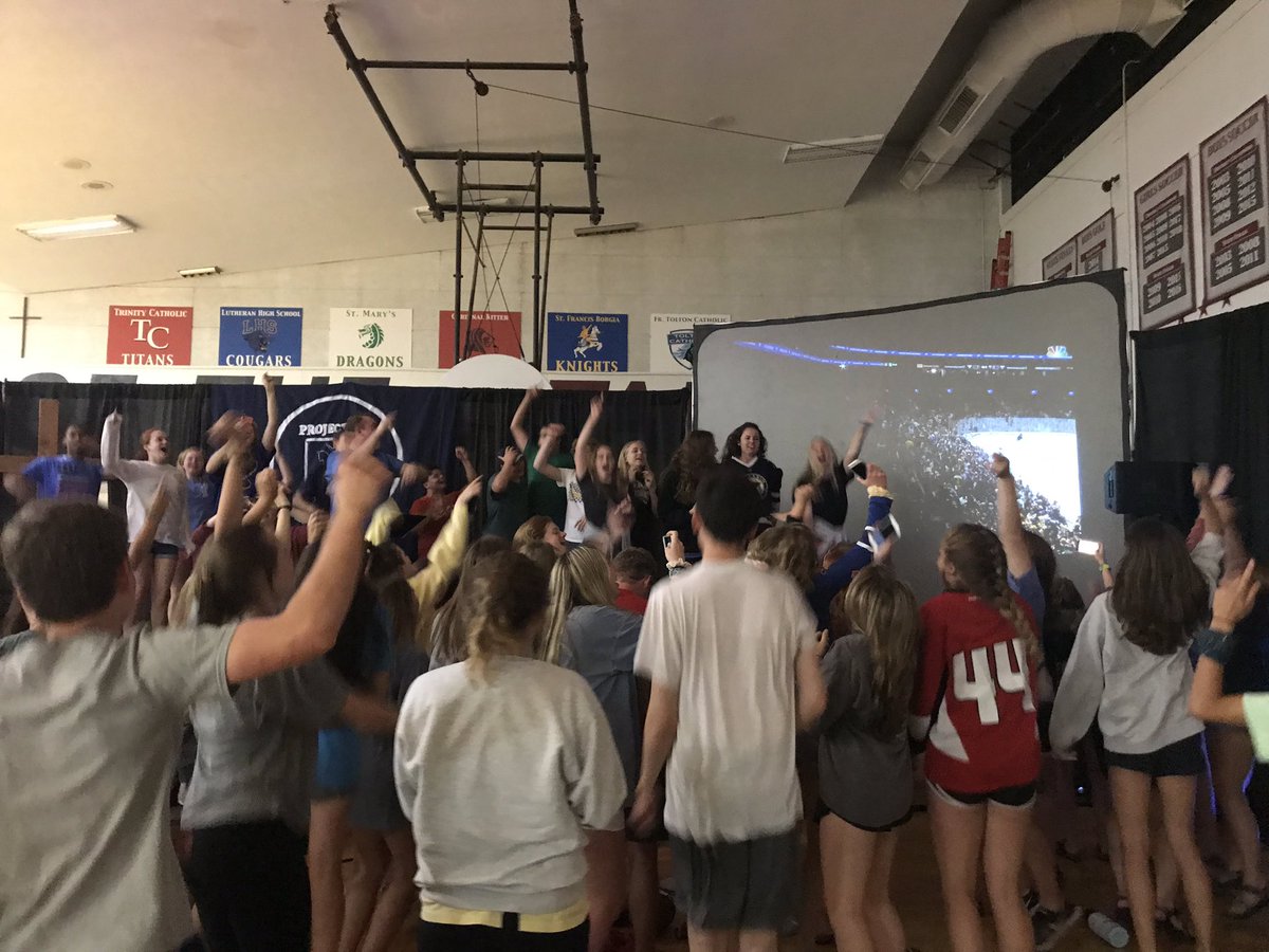 TomLancia's tweet photo. After another day of service and prayer on Project Life, We watched the @StLouisBlues Win and take another step closer to the #StanleyCup #weallbleedblue https://t.co/7sOmVI7Xen