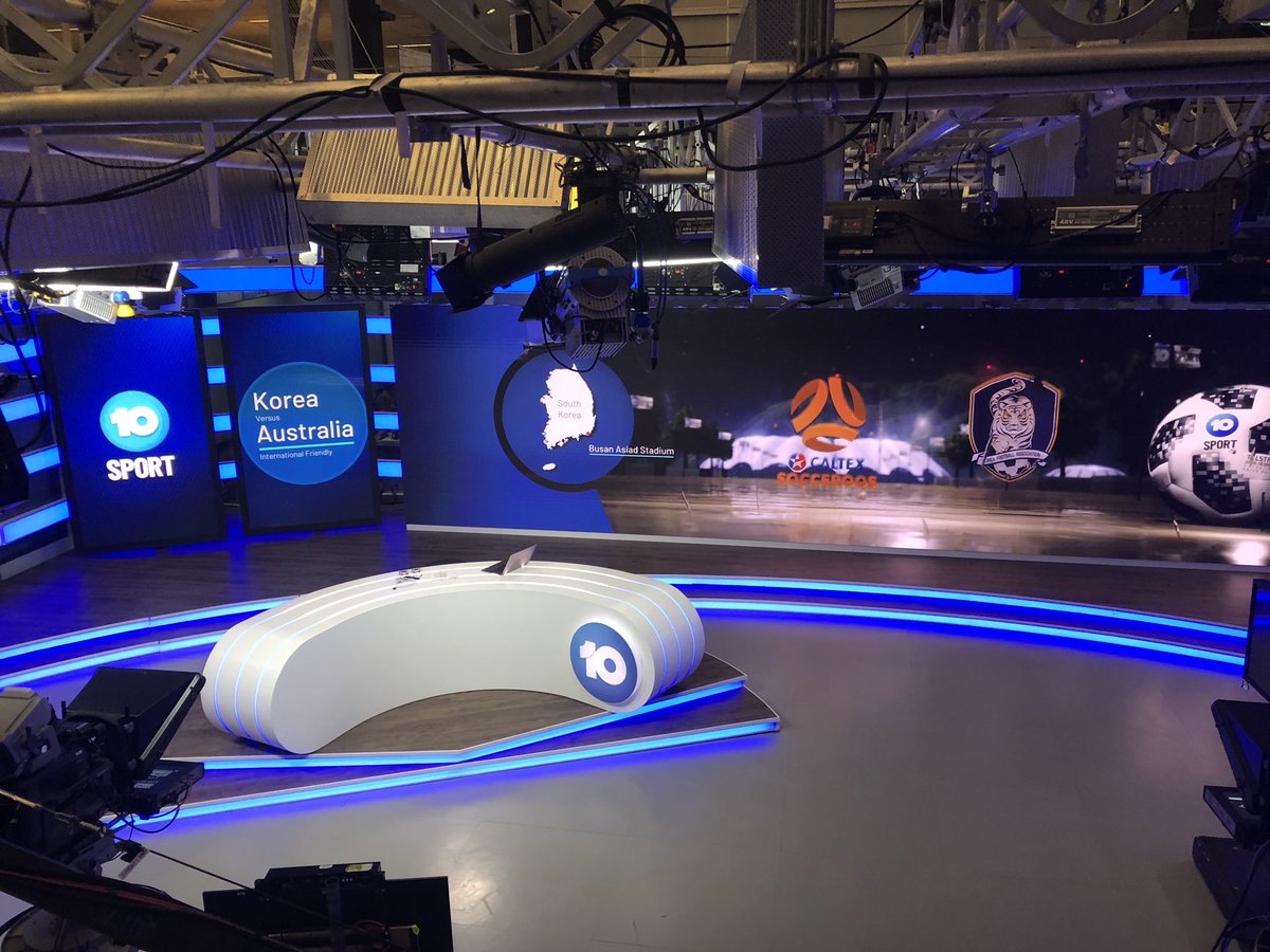 10 Sport (@10sportau) on Twitter photo Just putting the finishing touches on our set for <a href="/Socceroos/">Subway Socceroos</a> tonight and hot dayuuuuum it looks fine 🔥😍 #GoSocceroos #KORvAUS Just putting the finishing touches on our set for <a href="/Socceroos/">Subway Socceroos</a> tonight and hot dayuuuuum it looks fine 🔥😍 #GoSocceroos #KORvAUS