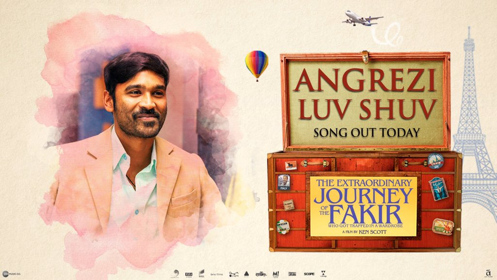 The Extraordinary Journey Of The Fakir (@fakirofficial) on Twitter photo When <a href="/dhanushkraja/">Dhanush</a> met <a href="/ItsAmitTrivedi/">Amit Trivedi</a> Trivedi on an extraordinary journey, #AngreziLuvShuv happened!
Song out at 1:00 PM today
#TheExtraordinaryJourneyOfTheFakir <a href="/jonitamusic/">Jonita</a> #AnvitaDutt <a href="/kenscottfakir/">Ken Scott</a> @erinmoriarty_ <a href="/FakirOfficial/">The Extraordinary Journey Of The Fakir</a> <a href="/ZeeMusicCompany/">Zee Music Company</a> <a href="/BereniceBejo/">Bérénice Bejo</a> <a href="/RealBarkhad/">Barkhad Abdi</a> When <a href="/dhanushkraja/">Dhanush</a> met <a href="/ItsAmitTrivedi/">Amit Trivedi</a> Trivedi on an extraordinary journey, #AngreziLuvShuv happened!
Song out at 1:00 PM today
#TheExtraordinaryJourneyOfTheFakir <a href="/jonitamusic/">Jonita</a> #AnvitaDutt <a href="/kenscottfakir/">Ken Scott</a> @erinmoriarty_ <a href="/FakirOfficial/">The Extraordinary Journey Of The Fakir</a> <a href="/ZeeMusicCompany/">Zee Music Company</a> <a href="/BereniceBejo/">Bérénice Bejo</a> <a href="/RealBarkhad/">Barkhad Abdi</a>
