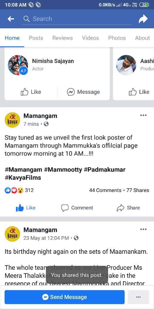 shiyas_hussain's tweet image. Stay tuned as we unveil the first look poster of  Mamangam through Mammukka&apos;s offilcial page tomorrow morning at 10 AM...!!!

#Mamangam #Mammootty #Padmakumar #KavyaFilms