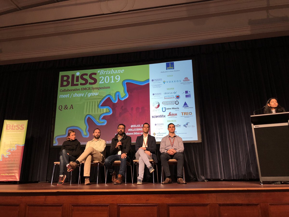 DrHannaSidjabat's tweet photo. Great speakers and panel discussions #ECMR at #BLiSSBNE2019 at Brisbane City Hall - #CrossDisciplinaryResearch session 👍 https://t.co/OUnCldSn9f