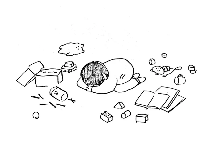 なにもしたくないけど…
けどやらねば…やらねば……!

#落書き 