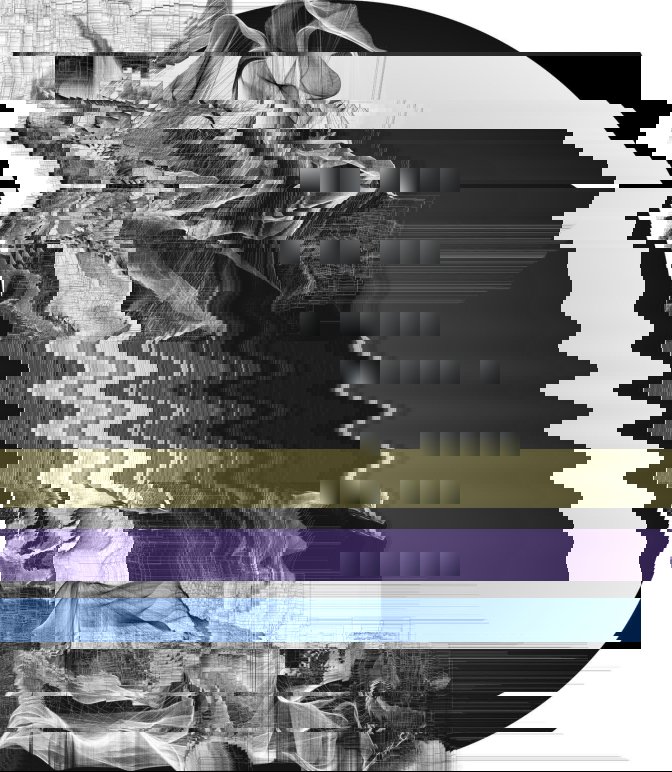 😅🚦 glitch processing noise generativeart nodejs codeart color bot cosine Origin img by @AndruSenn