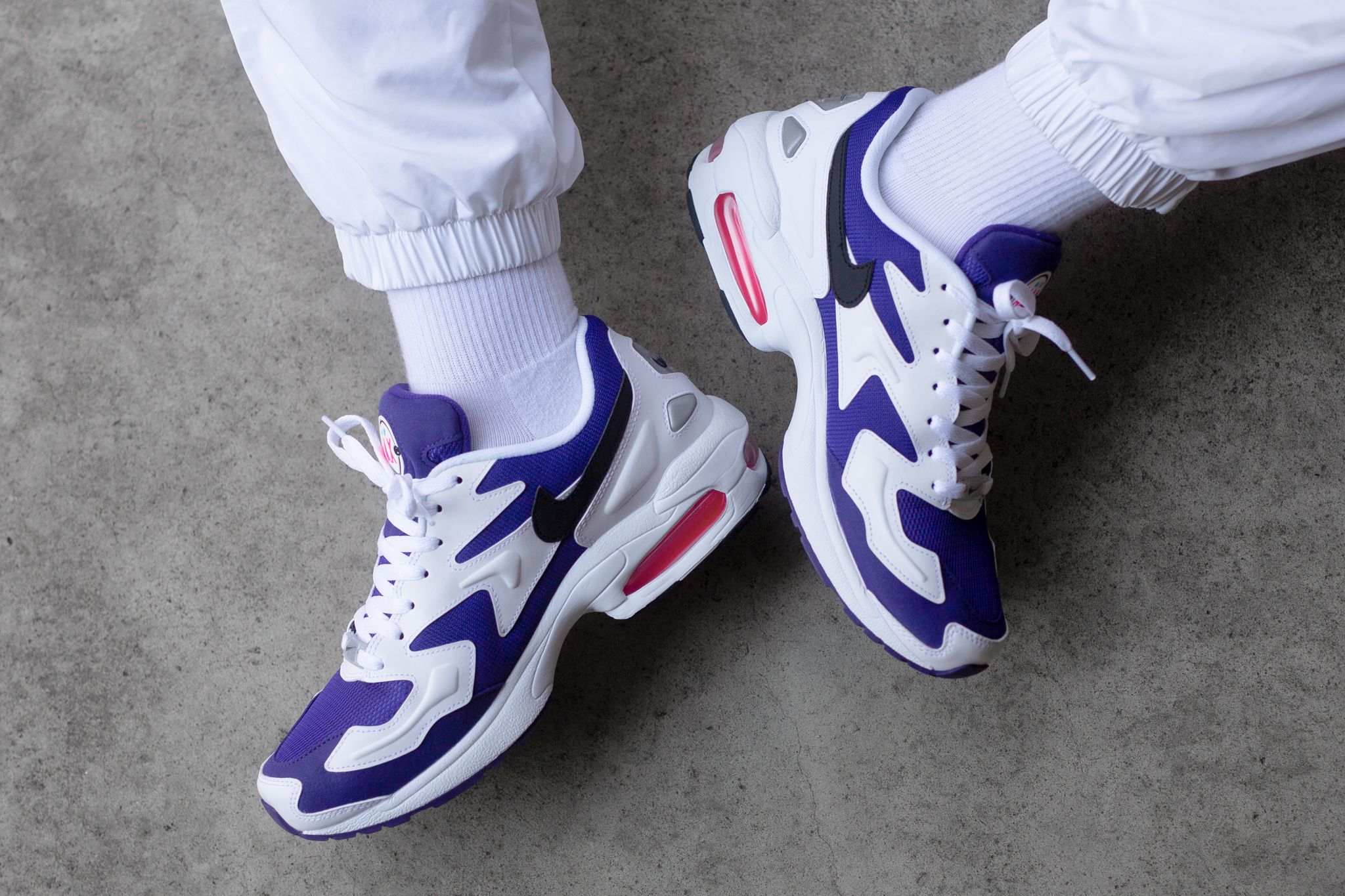 purple pink and blue air max