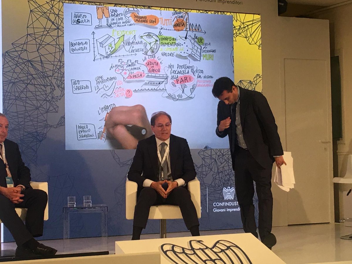 paolocarlocchia's tweet image. #paoloemiliosignorini #adsp dobbiamo cercare di riequilibrare rapporto #cina per esserci nei rapporti commerciali #Rapallo2019