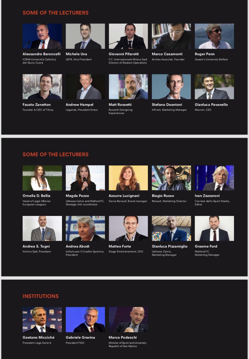 DesireeBellia's tweet photo. Looking forward to speaking at the @icrim_unicatt Summer School in Football Stadia Managment organized in collaboration with @Udinese_1896 ⚽️ A great lineup of speakers for this unique programme which will take place in an amazing location, the Dacia Arena 🏟⚽️ https://t.co/BxkJNUE8o8